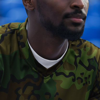 Alaska Chocolate Chip Woodland CAMO Unisex Sports Jersey