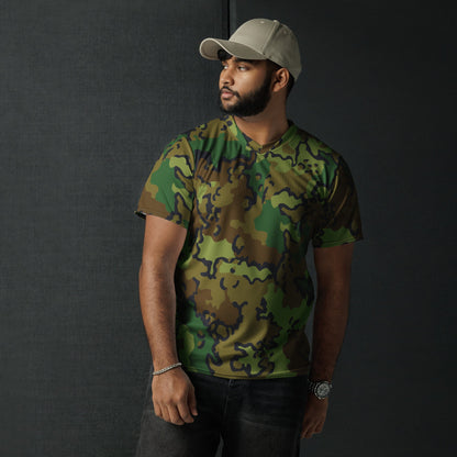 Alaska Chocolate Chip Woodland CAMO Unisex Sports Jersey