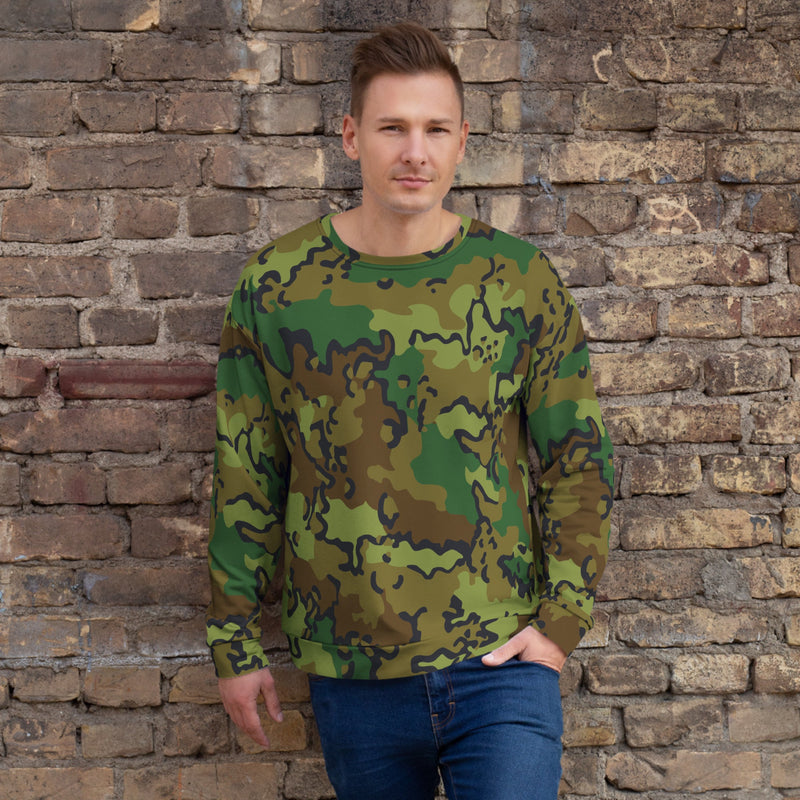 Alaska Chocolate Chip Woodland CAMO Unisex Sweatshirt - 2XS