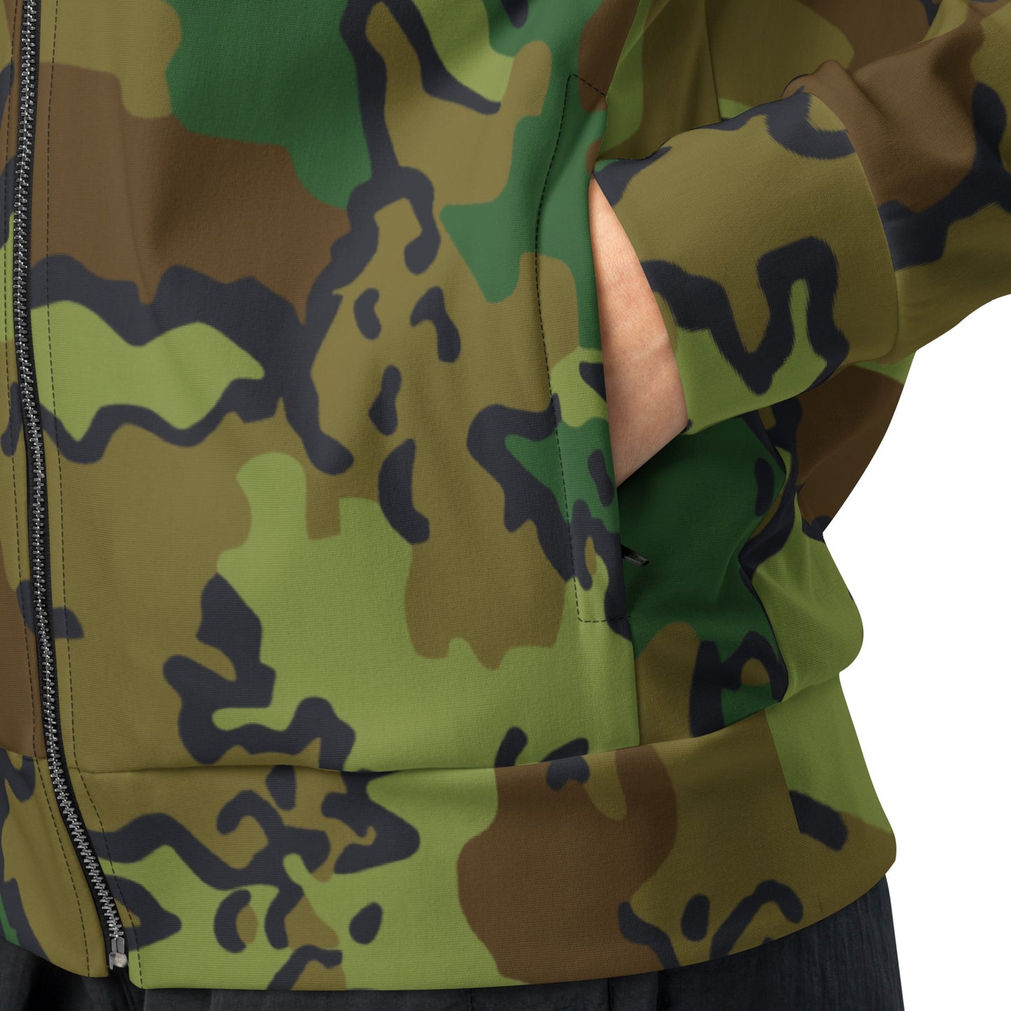 Alaska Chocolate Chip Woodland CAMO Unisex track jacket - Track Jackets