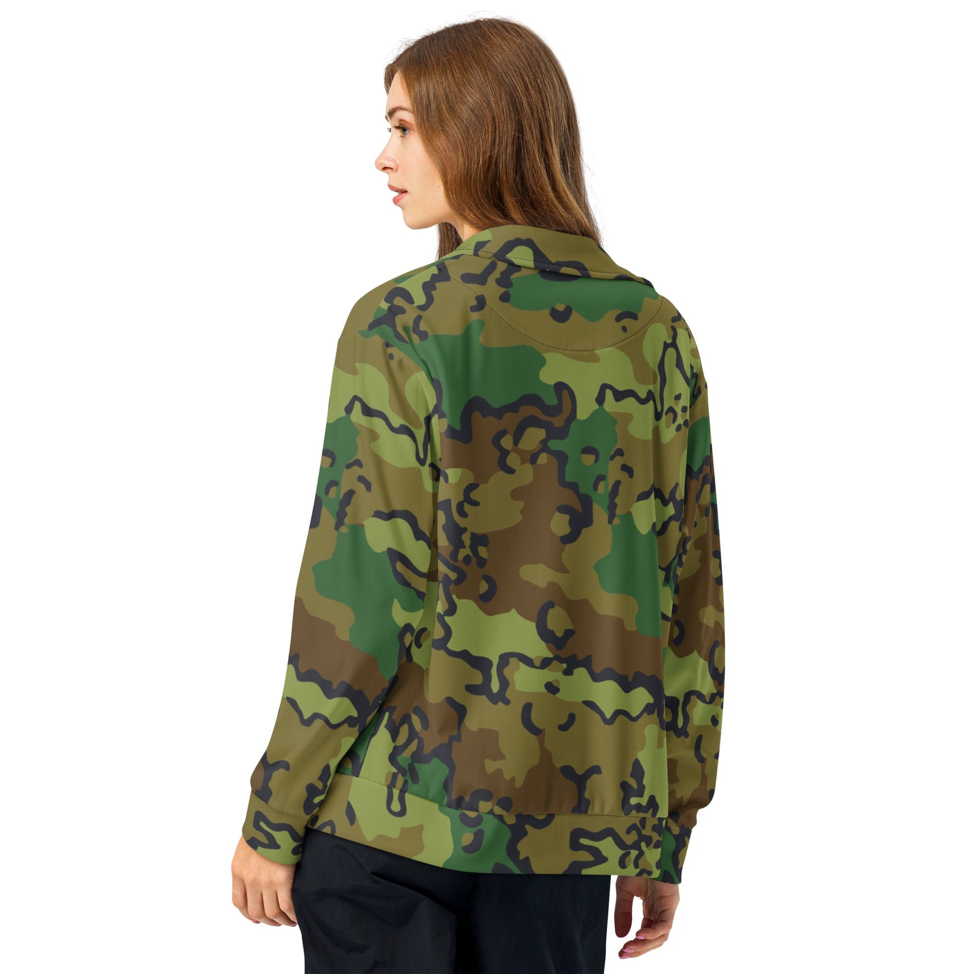 Alaska Chocolate Chip Woodland CAMO Unisex track jacket - Track Jackets