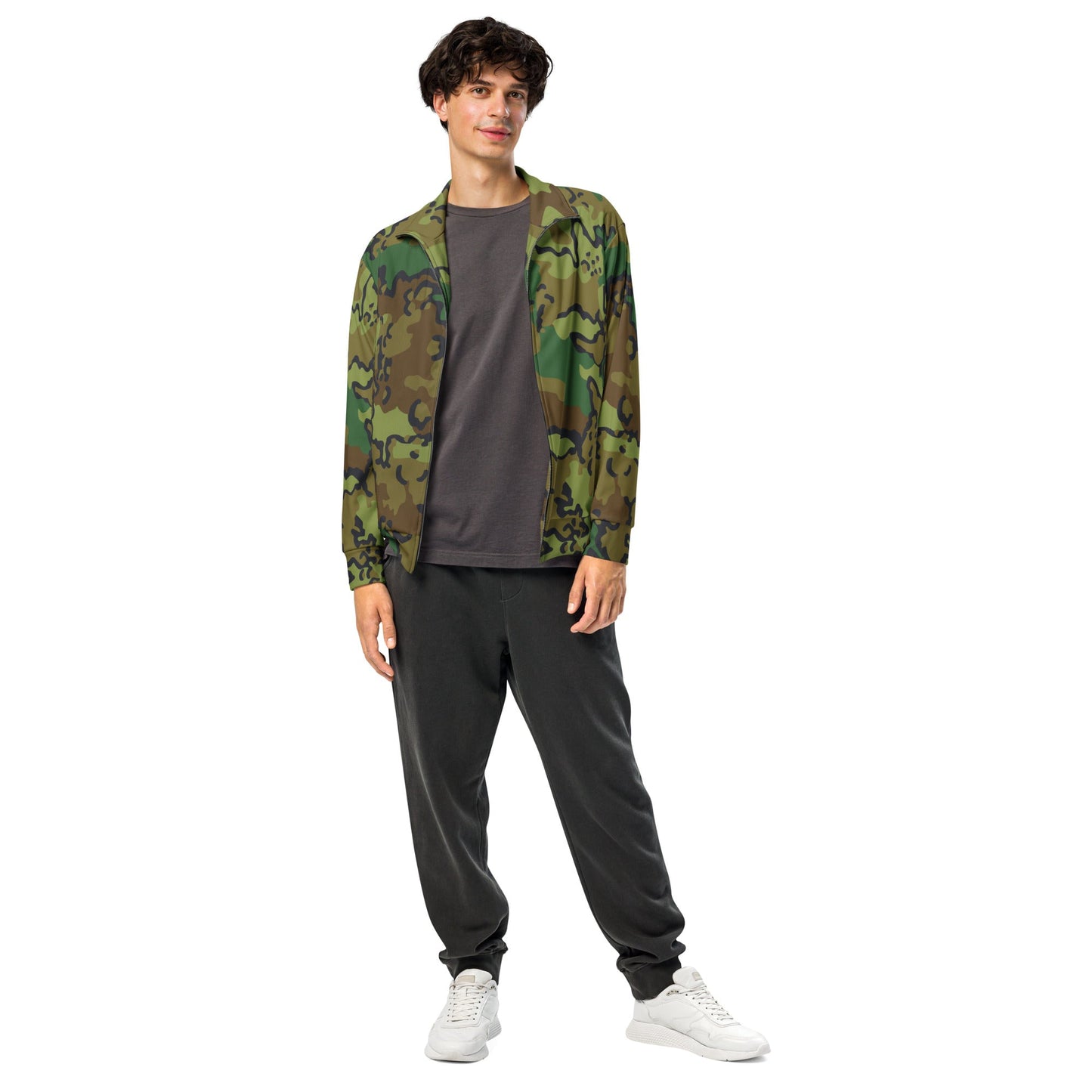 Alaska Chocolate Chip Woodland CAMO Unisex track jacket - Track Jackets