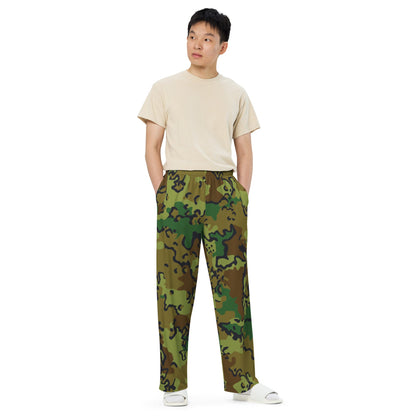 Alaska Chocolate Chip Woodland CAMO Unisex Wide-Leg Leisure Pants