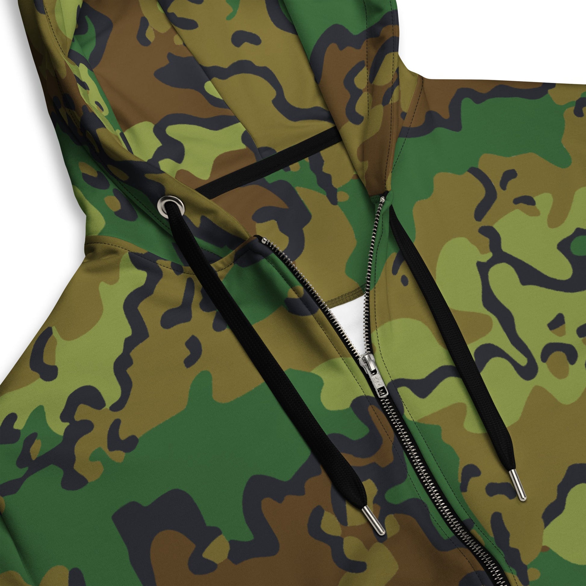 Alaska Chocolate Chip Woodland CAMO Unisex Zip Hoodie