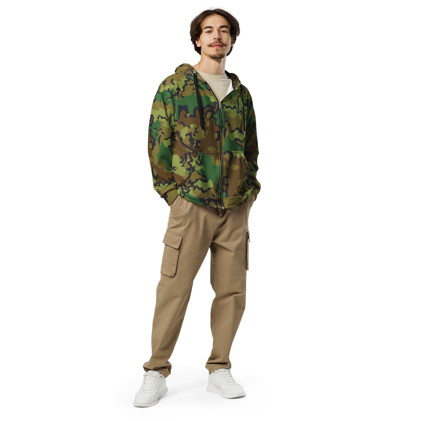 Alaska Chocolate Chip Woodland CAMO Unisex Zip Hoodie