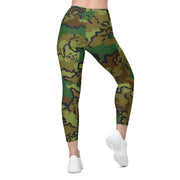 Alaska Chocolate Chip Woodland CAMO Womens Leggings with Pockets - Women