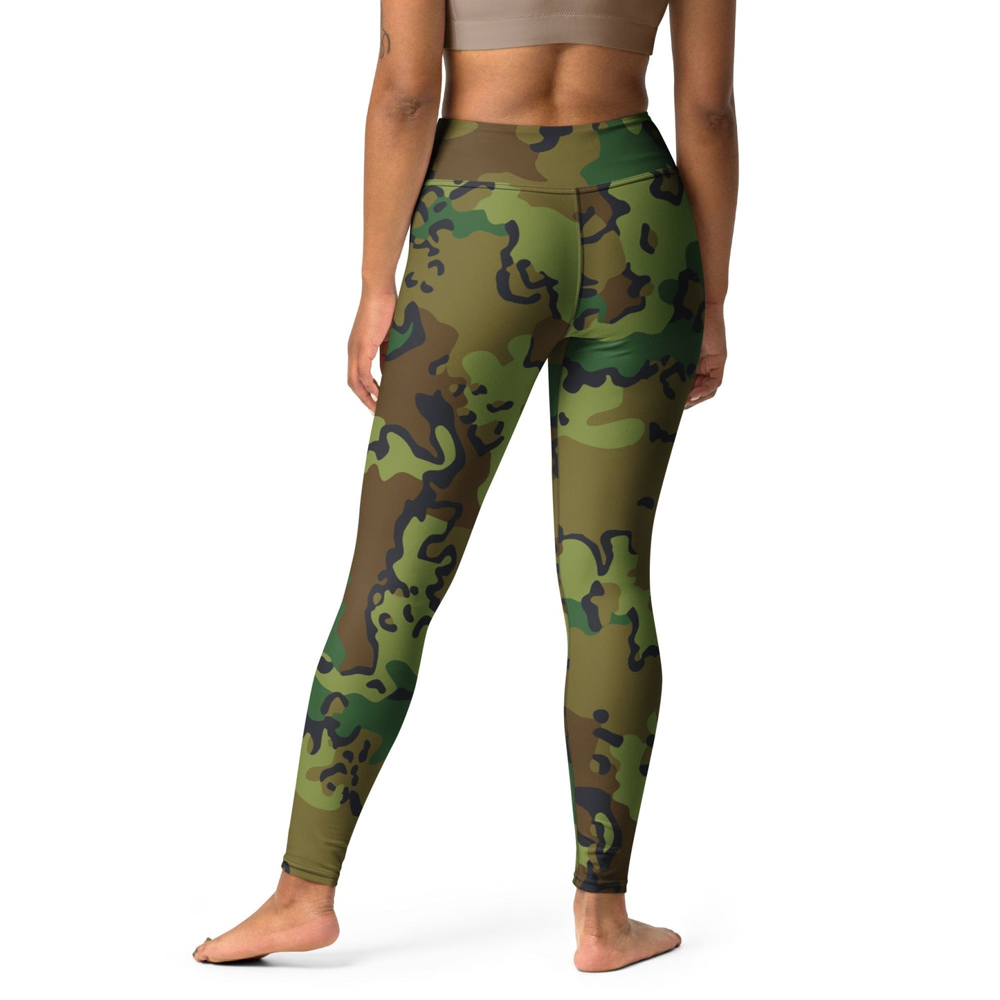 Alaska Chocolate Chip Woodland CAMO Yoga Leggings - Womens