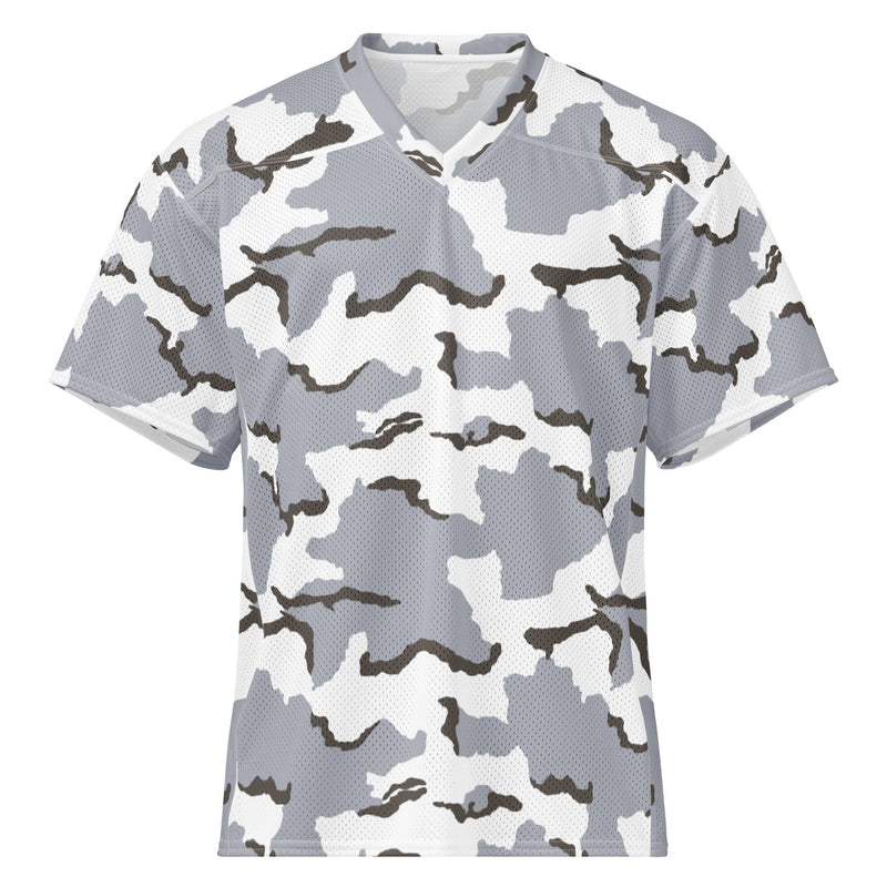 Alaska Tundra CAMO Unisex American Football Jersey - 2XS