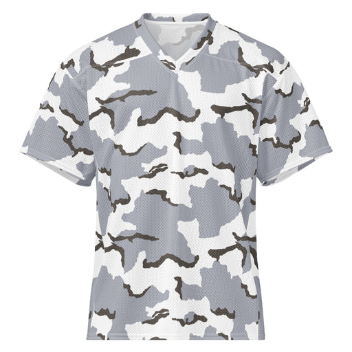 Alaska Tundra CAMO Unisex American Football Jersey - 2XS
