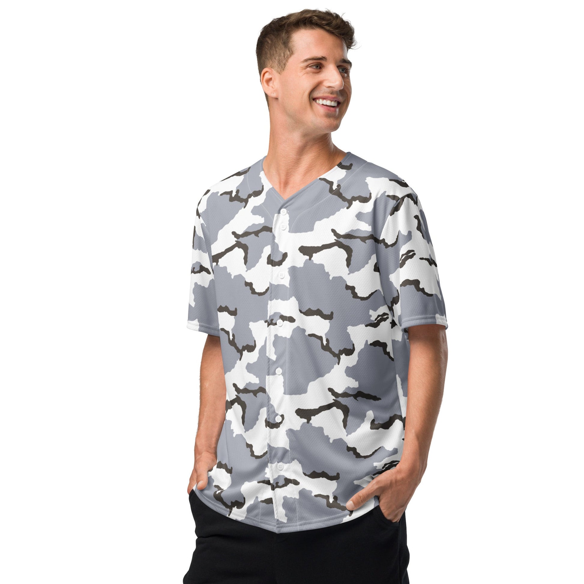 Alaska Tundra CAMO baseball jersey - Baseball Jerseys