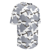 Alaska Tundra CAMO Unisex Baseball Jersey