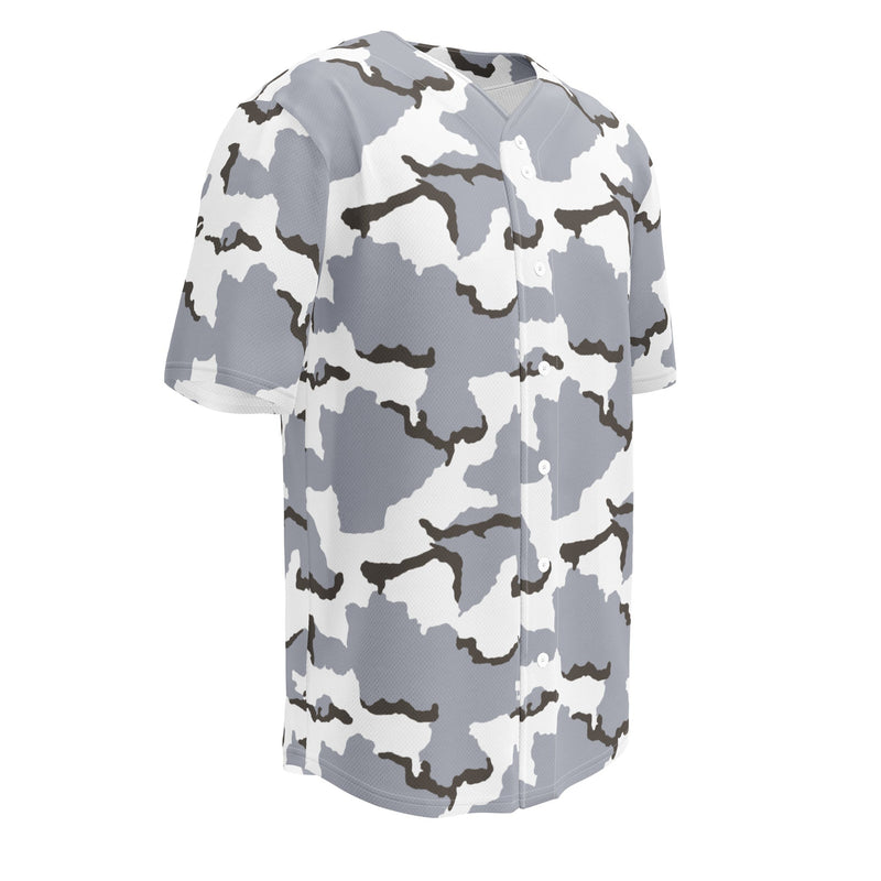 Alaska Tundra CAMO Unisex Baseball Jersey