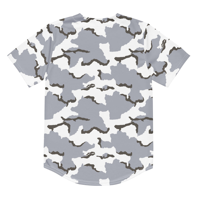 Alaska Tundra CAMO Unisex Baseball Jersey