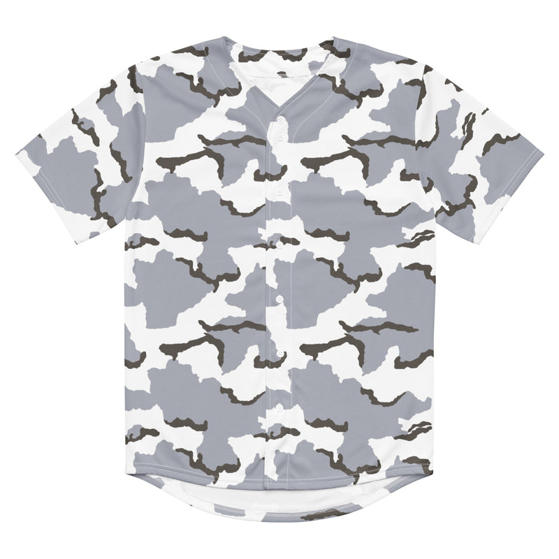 Alaska Tundra CAMO Unisex Baseball Jersey