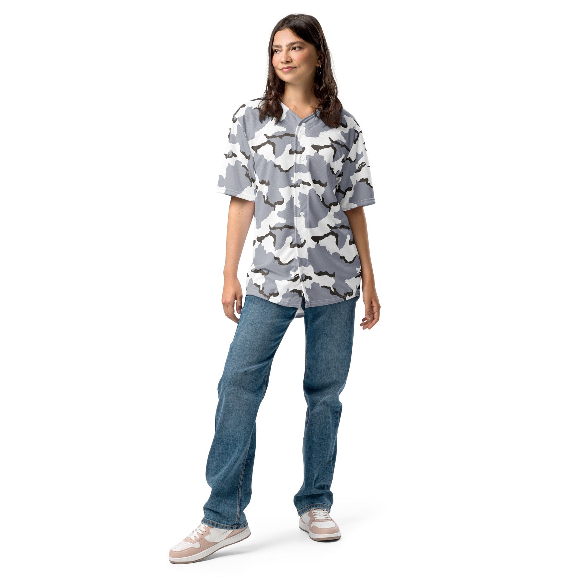 Alaska Tundra CAMO baseball jersey - Baseball Jerseys