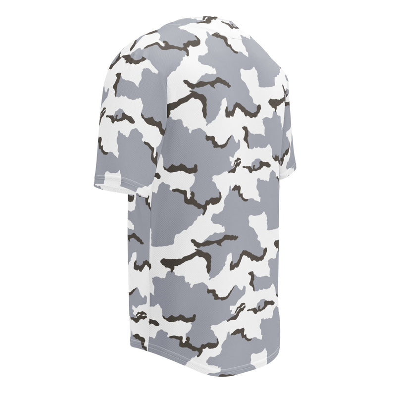 Alaska Tundra CAMO Unisex Baseball Jersey