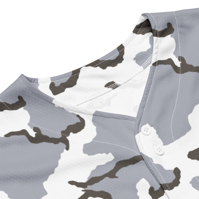 Alaska Tundra CAMO Unisex Baseball Jersey