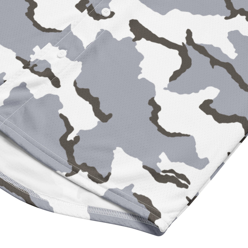 Alaska Tundra CAMO Unisex Baseball Jersey