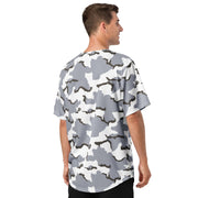 Alaska Tundra CAMO Unisex Baseball Jersey