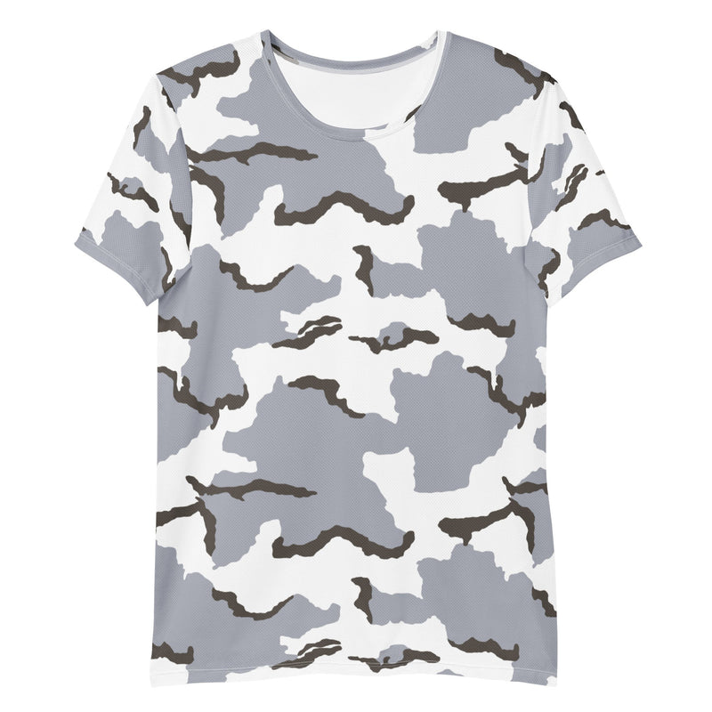 Alaska Tundra CAMO Mens Athletic T-Shirt - Shirt