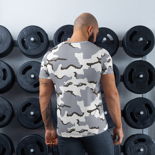 Alaska Tundra CAMO Mens Athletic T-shirt - T-Shirts