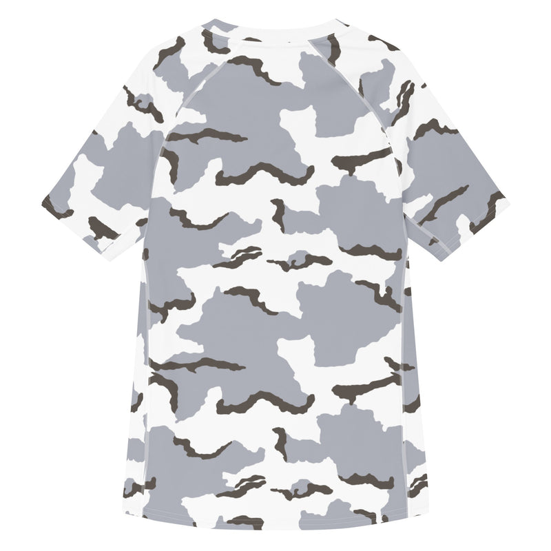Alaska Tundra CAMO Mens Short-Sleeve Rash Guard