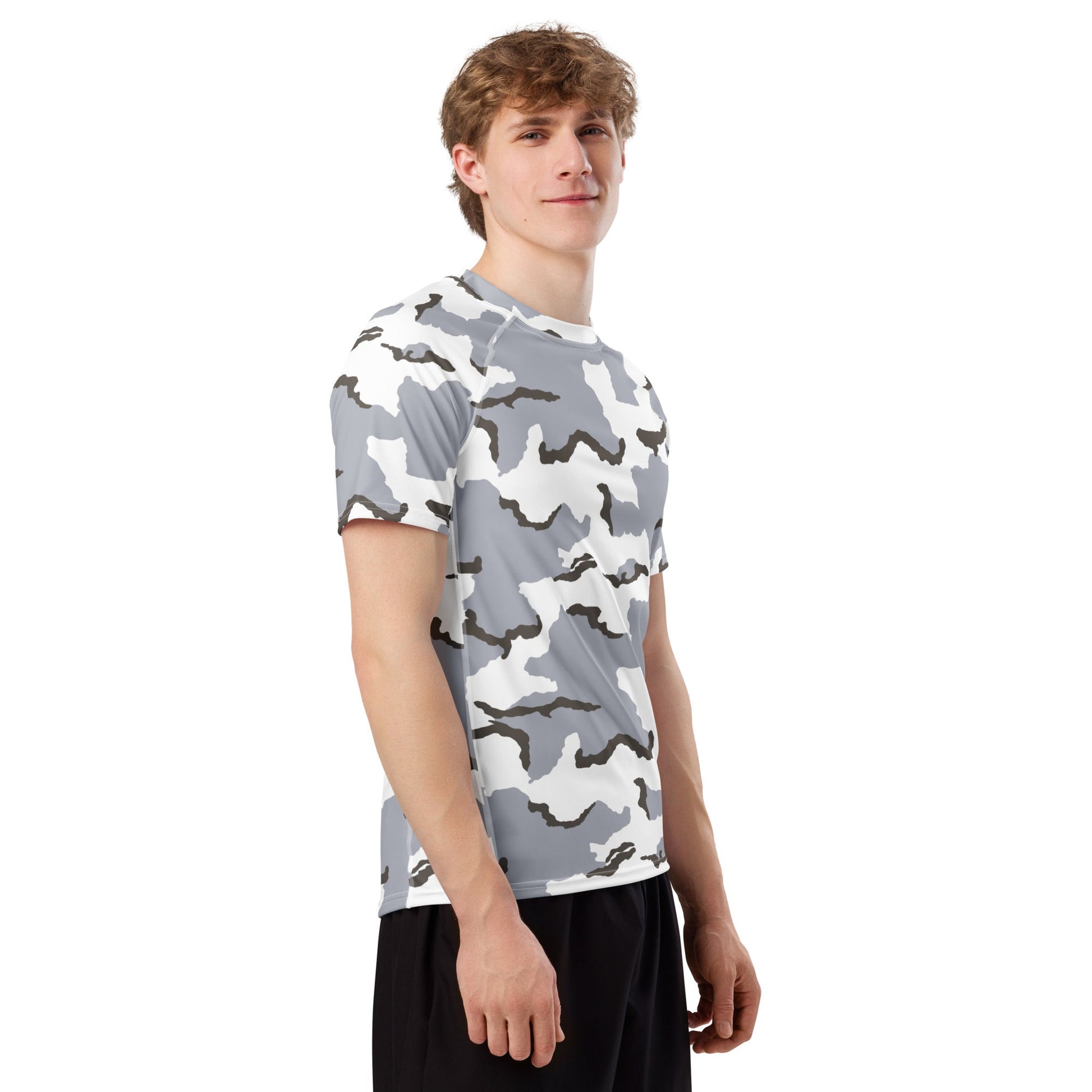 Alaska Tundra CAMO Mens Short-Sleeve Rash Guard - Short-sleeve Guards