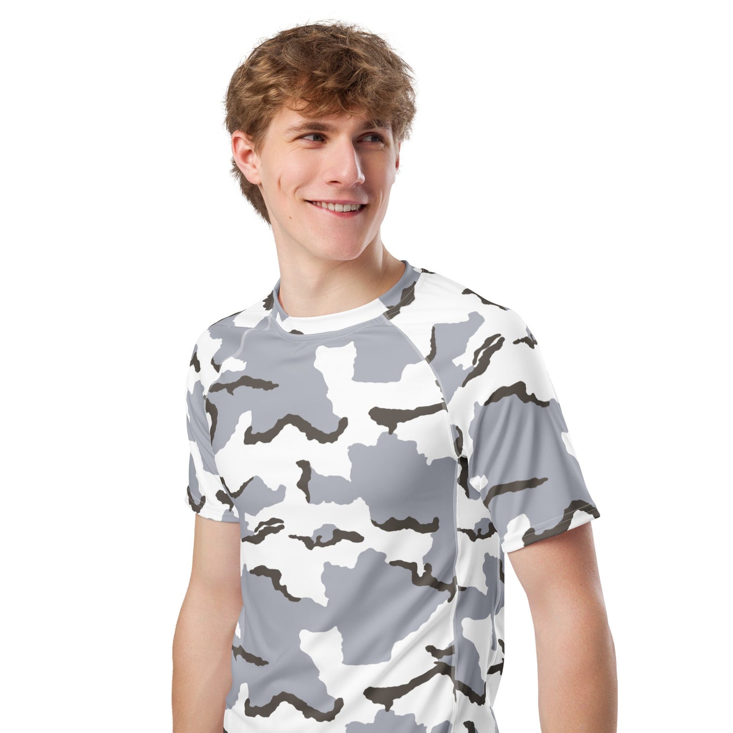 Alaska Tundra CAMO Mens Short-Sleeve Rash Guard - Short-sleeve Guards