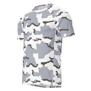 Alaska Tundra CAMO Mens Short-Sleeve Rash Guard