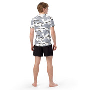 Alaska Tundra CAMO Mens Short-Sleeve Rash Guard