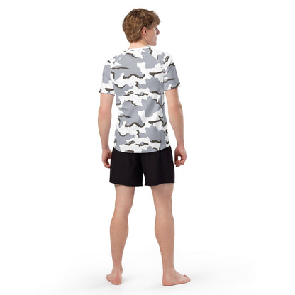 Alaska Tundra CAMO Mens Short-Sleeve Rash Guard - Short-sleeve Guards