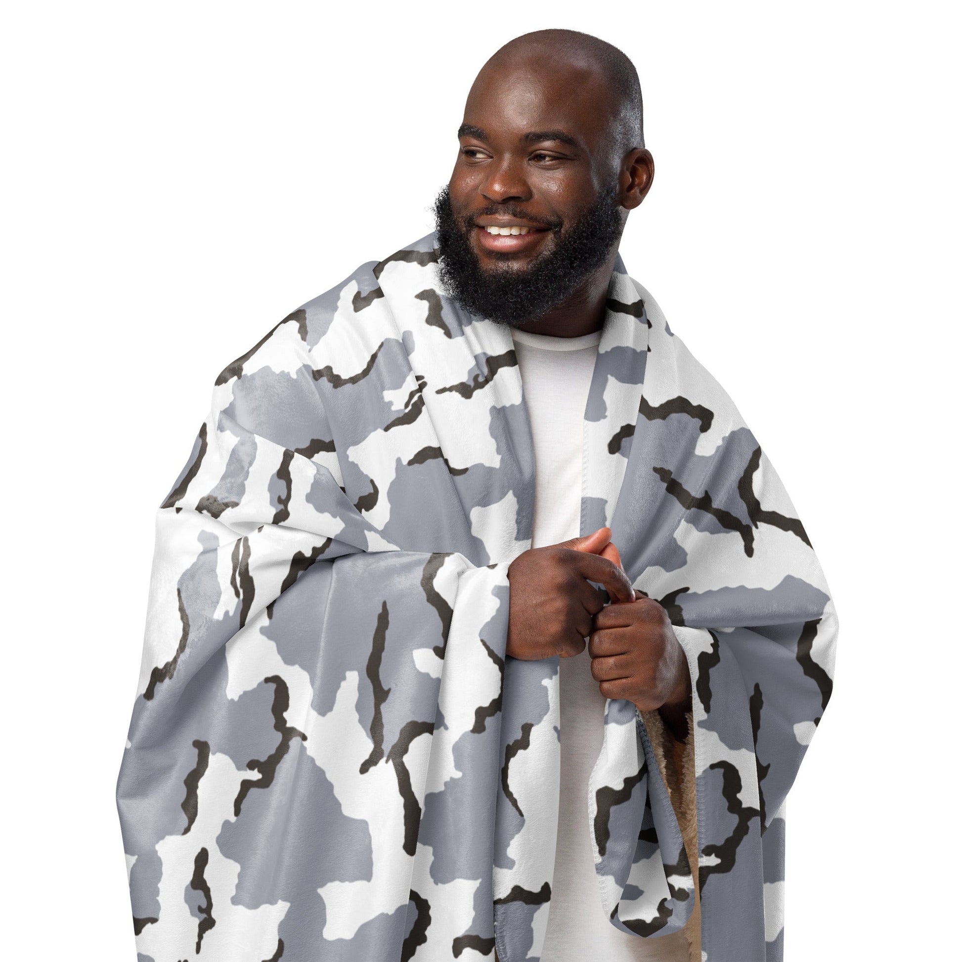 Alaska Tundra CAMO Sherpa blanket - Blankets