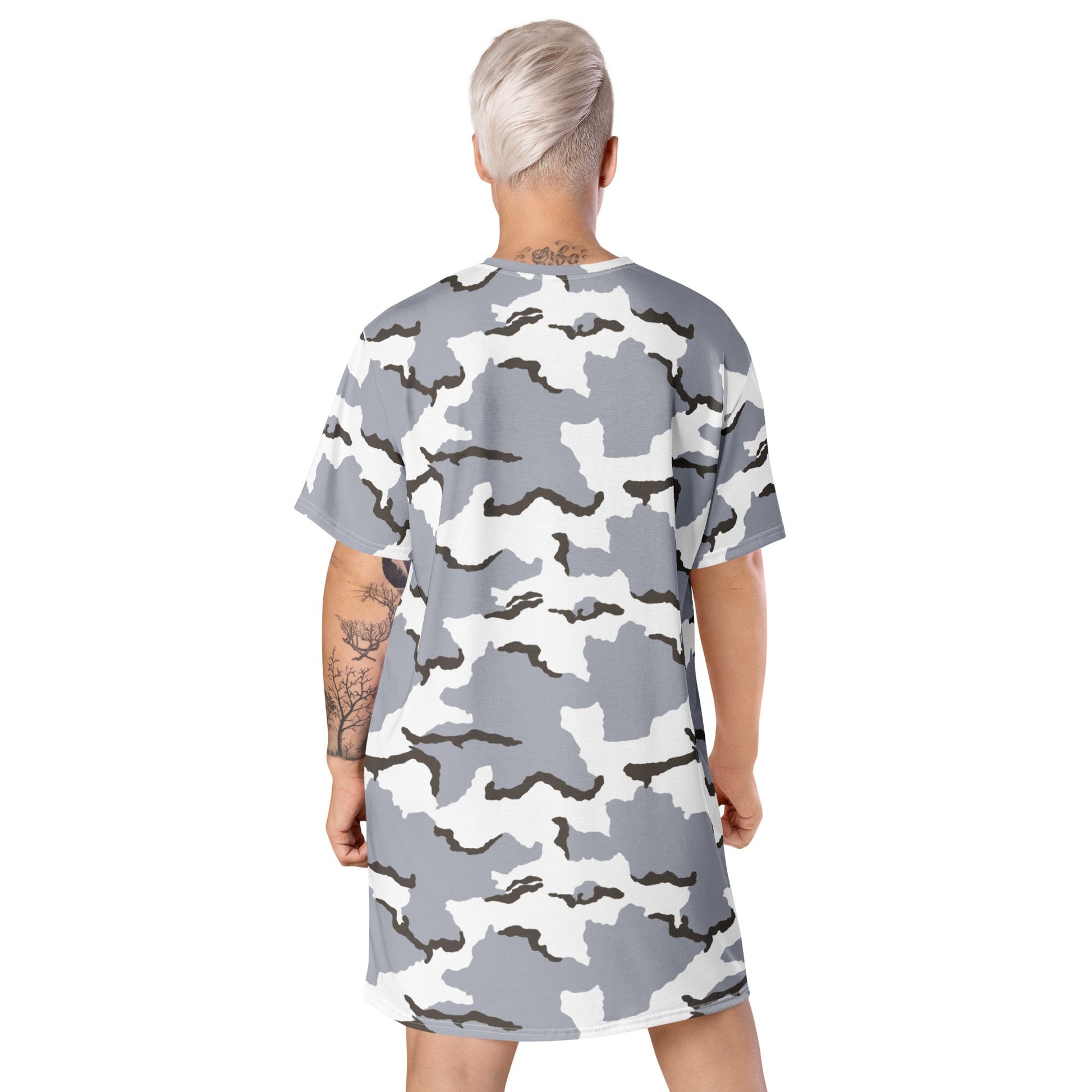 Alaska Tundra CAMO T-shirt dress - Womens T-Shirt Dresses