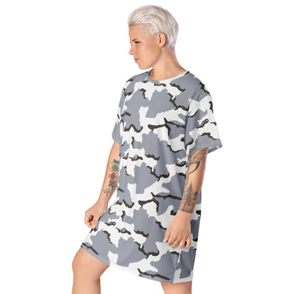 Alaska Tundra CAMO T-shirt dress - Womens T-Shirt Dresses