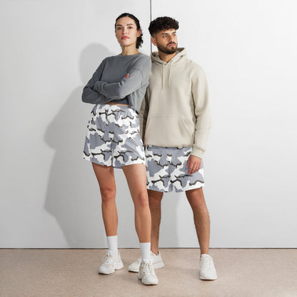 Alaska Tundra CAMO Unisex Athletic Long Shorts