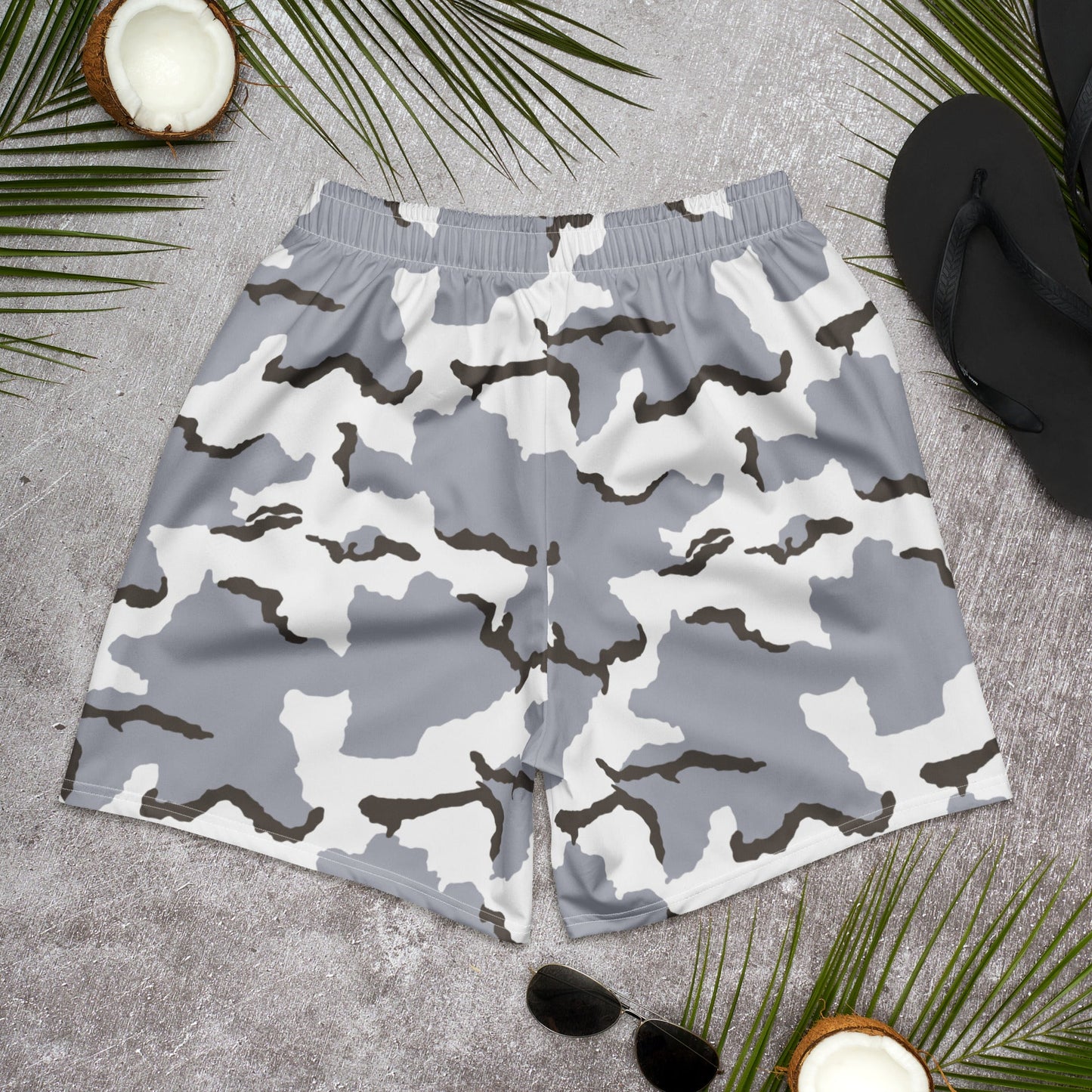 Alaska Tundra CAMO Unisex Athletic Long Shorts