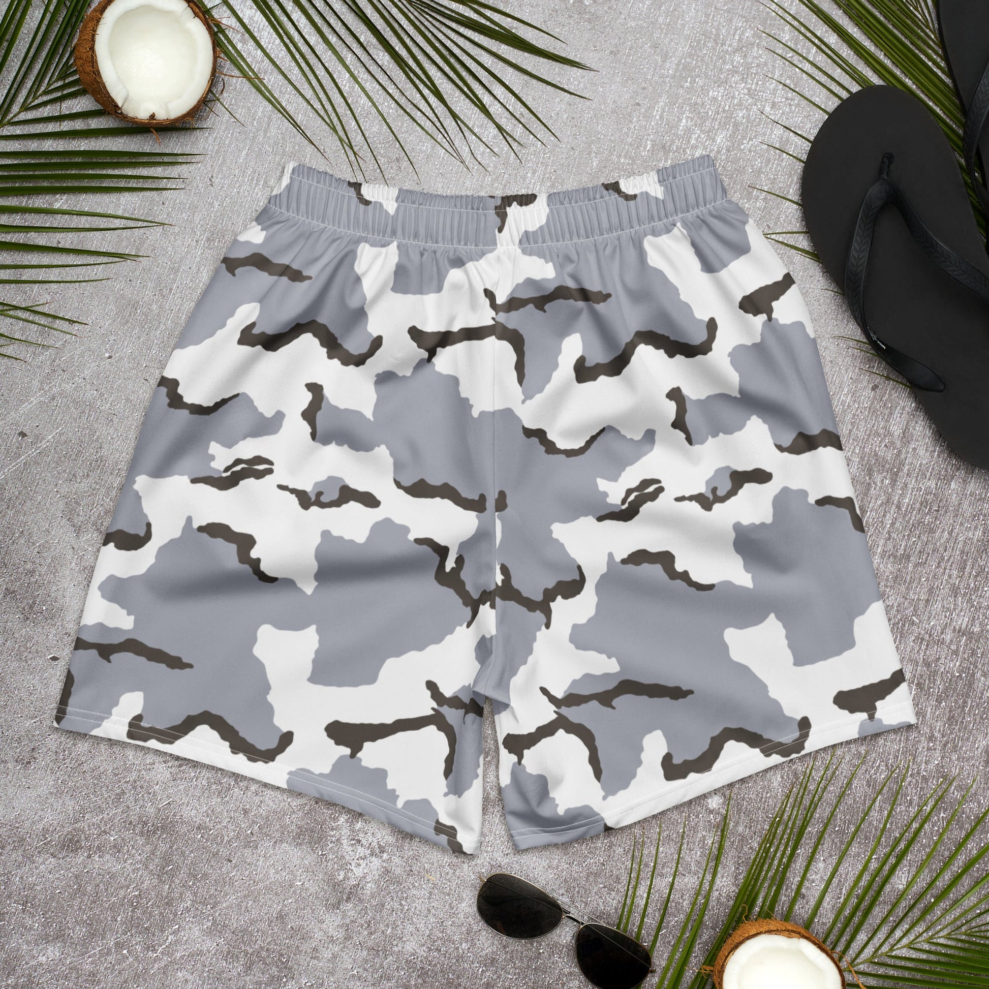 Alaska Tundra CAMO Unisex Athletic Long Shorts