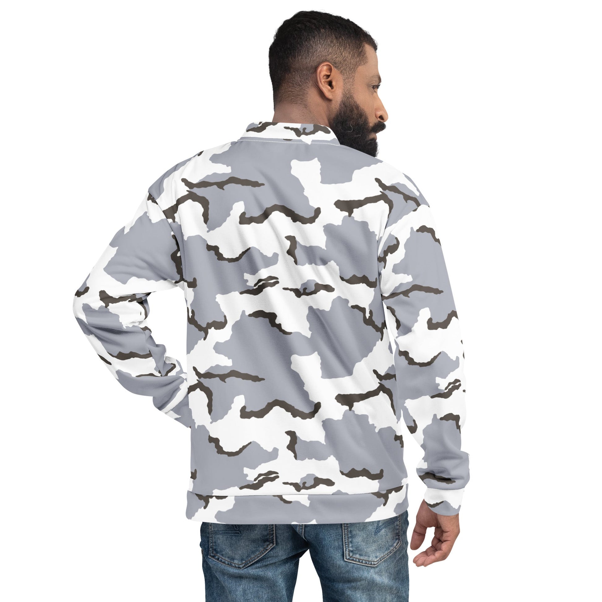 Alaska Tundra CAMO Unisex Bomber Jacket - Jackets