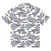 Alaska Tundra CAMO Unisex Short-Sleeve Button Shirt - 2XS - Button-Up