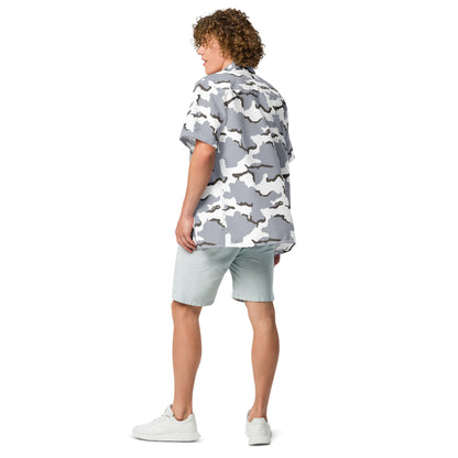 Alaska Tundra CAMO Unisex button shirt - Button Shirts