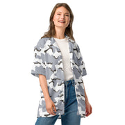 Alaska Tundra CAMO Unisex Short-Sleeve Button Shirt - Button-Up