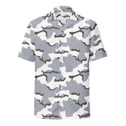 Alaska Tundra CAMO Unisex Short-Sleeve Button Shirt - Button-Up