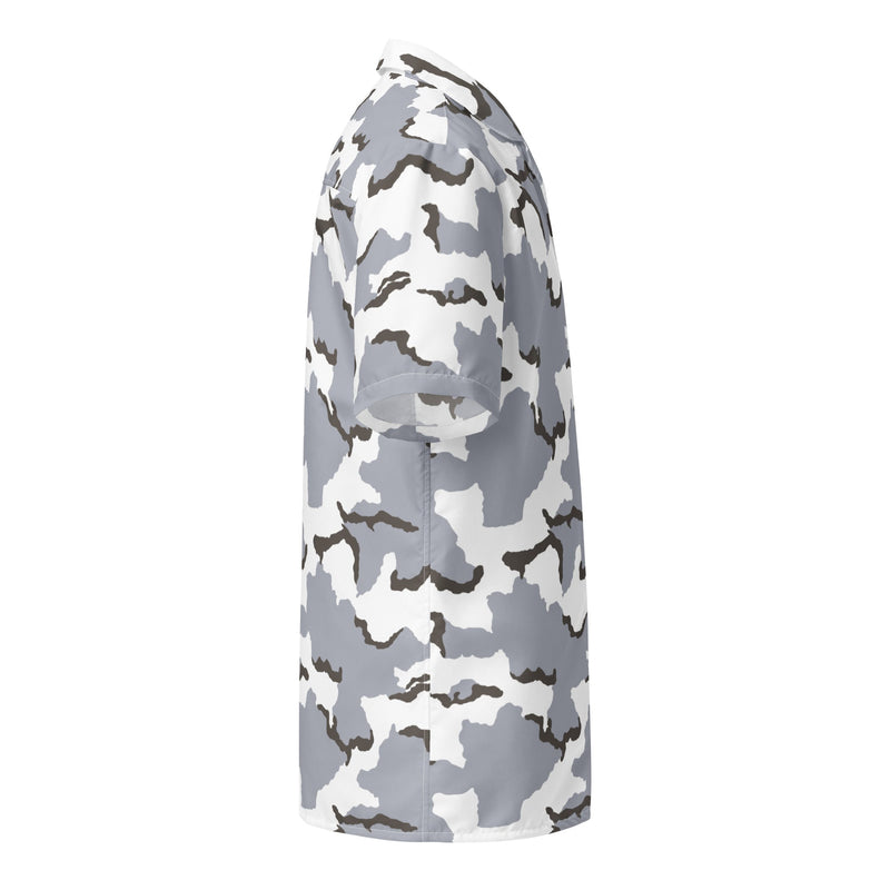Alaska Tundra CAMO Unisex Short-Sleeve Button Shirt - Button-Up