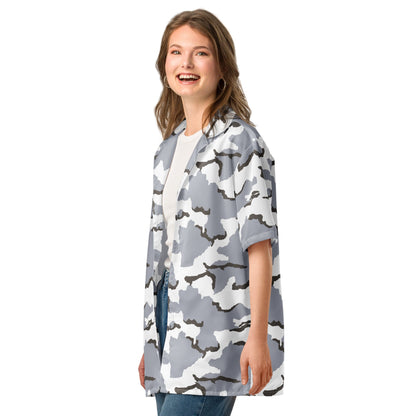 Alaska Tundra CAMO Unisex button shirt - Button Shirts