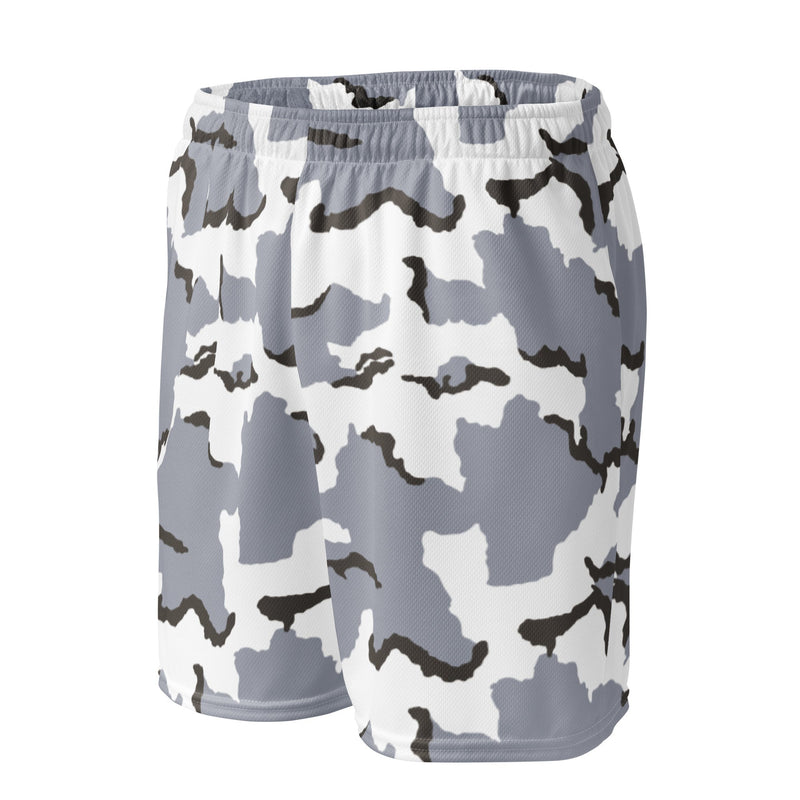 Alaska Tundra CAMO Unisex Mesh Shorts