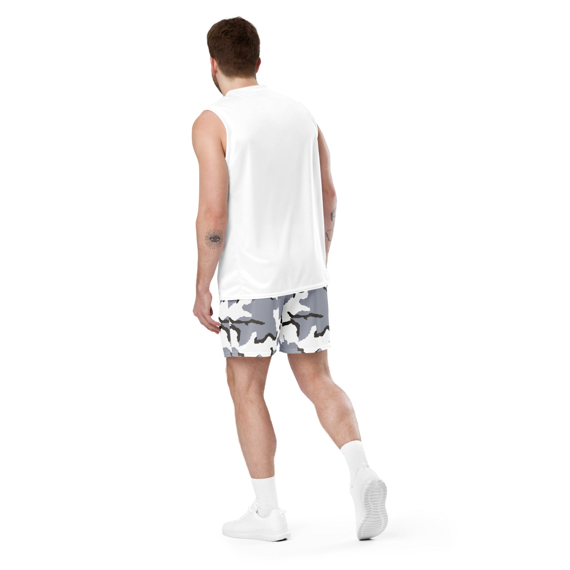 Alaska Tundra CAMO Unisex mesh shorts - Mesh Shorts