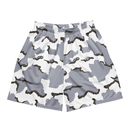 Alaska Tundra CAMO Unisex mesh shorts - 2XS - Mesh Shorts