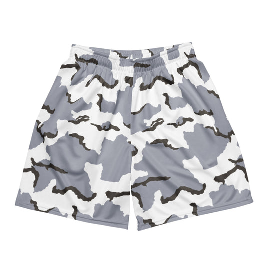 Alaska Tundra CAMO Unisex mesh shorts - 2XS - Mesh Shorts