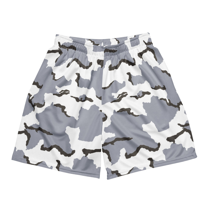 Alaska Tundra CAMO Unisex Mesh Shorts - 2XS