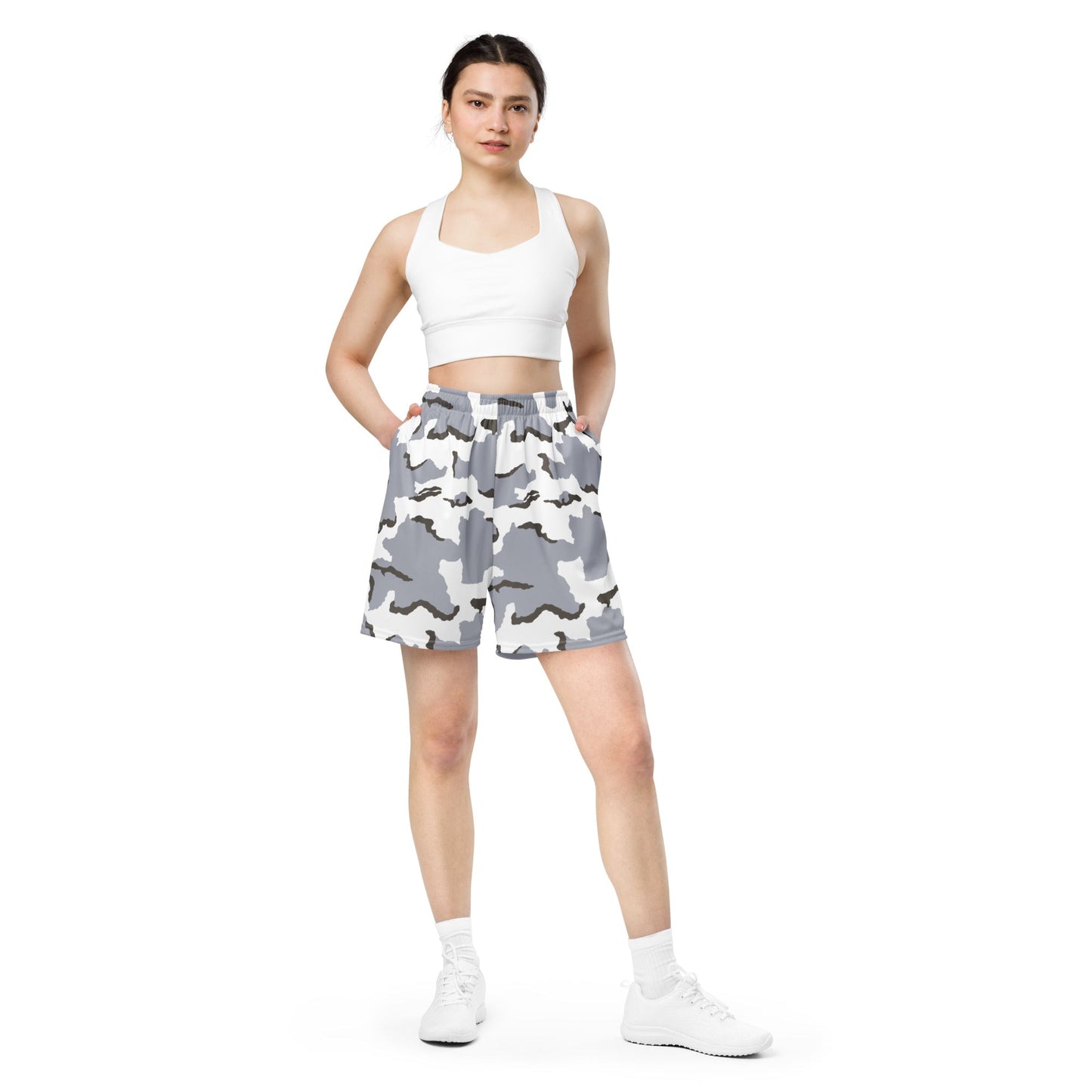 Alaska Tundra CAMO Unisex mesh shorts - Mesh Shorts
